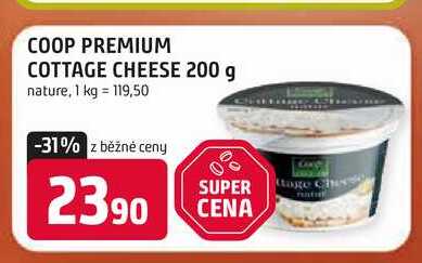 COOP PREMIUM COTTAGE CHEESE 200 g 
