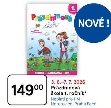 Prázdninová škola 1. ročník