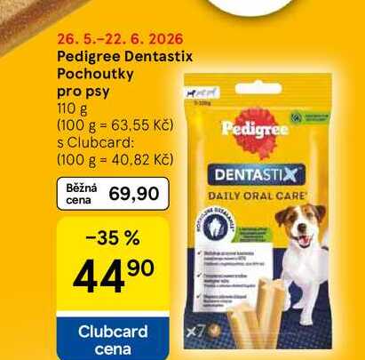 Pedigree Dentastix Pochoutky pro psy, 110 g 