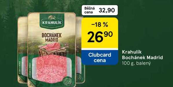 Krahulik Bochánek Madrid, 100 g, balený