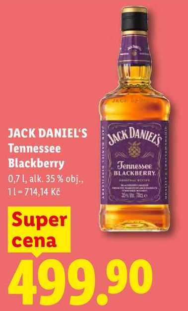JACK DANIEL'S Tennessee Blackberry, 0,7 l