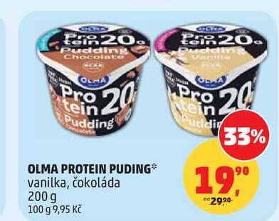 OLMA PROTEIN PUDING vanilka, 200 g
