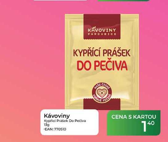 Kávoviny Kypřicí Prášek Do Pečiva 13g
