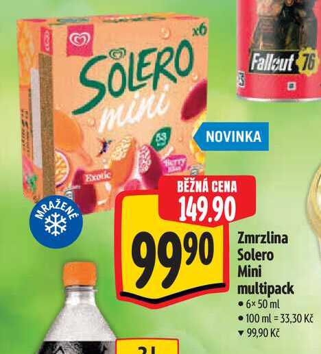  Zmrzlina Solero Mini multipack • 6x 50 ml  