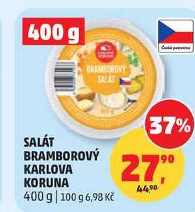 SALÁT BRAMBOROVÝ KARLOVA KORUNA, 400 g