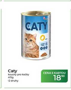Caty kousky pro kočky 415g