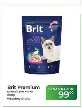 Brit Premium granule pro kočky 800g