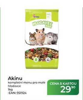 Akinu kompletní menu pro malé hlodavce 1kg