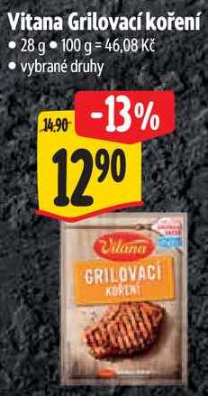 Vitana Grilovací koření, 28 g  