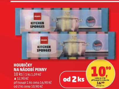 HOUBIČKY NA NÁDOBÍ PENNY, 10 ks