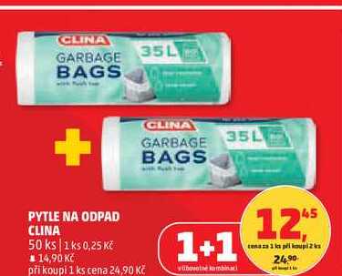 PYTLE NA ODPAD CLINA, 50 ks