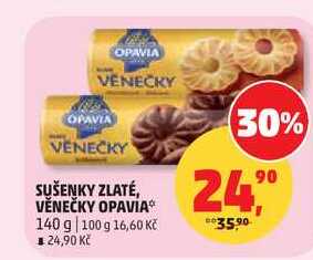 Opavia Zlaté Věnečky, 140 g
