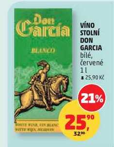 VÍNA STOLNÍ BLANCO DON GARCIA, 1 l 