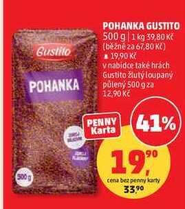POHANKA GUSTITO, 500 g 