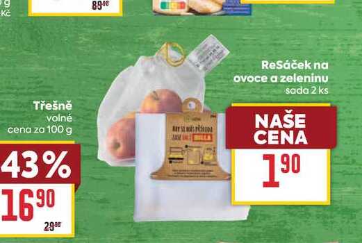 ReSáček na ovoce a zeleninu sada 2 ks