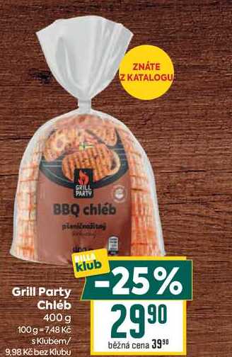 Grill Party Chléb 400 g 