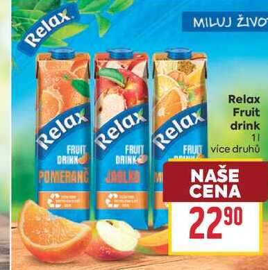 Relax Fruit drink 1l