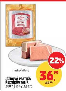 JÁTROVÁ PAŠTIKA ŘEZNÍKŮV TALÍŘ, 300 g