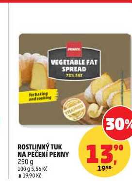 ROSTLINNÝ TUK NA PEČENÍ PENNY, 250 g