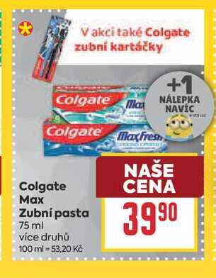 Colgate Max Zubní pasta 75 ml 