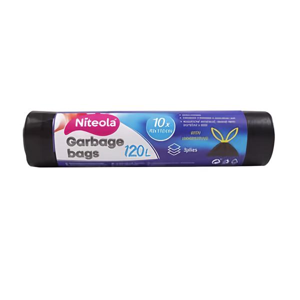 Niteola Extra pevné sáčky na odpad, zatahovací, 120l