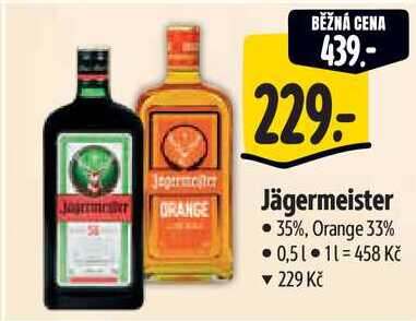 Jägermeister, 35%, 0,51 