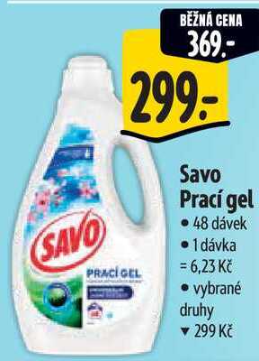 Savo Prací gel, 48 dávek  