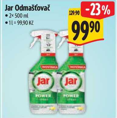 Jar Odmašťovač, 2x 500 ml