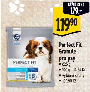 Perfect Fit Granule pro psy, 825 g  