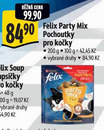 Felix Party Mix Pochoutky pro kočky, 200 g 