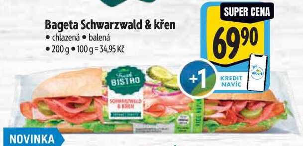Bageta Schwarzwald & křen, 200 g  