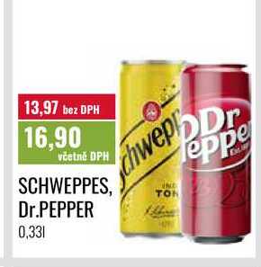 SCHWEPPES, Dr.PEPPER 0,33l