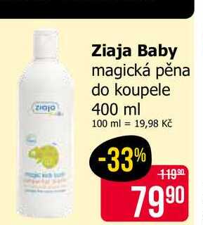 Ziaja Baby magická pěna do koupele 400 ml