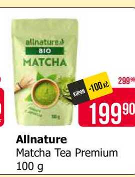 Allnature Matcha Tea Premium 100 g 
