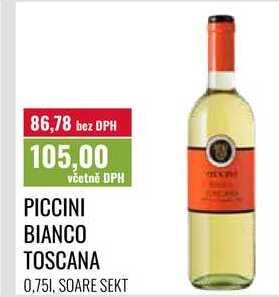 PICCINI BIANCO TOSCANA 0,751, SOARE SEKT