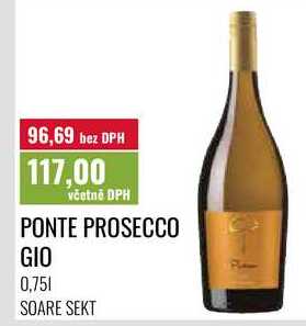 PONTE PROSECCO GIO 0,751 SOARE SEKT
