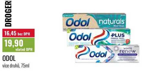 ODOL více druhů, 75ml 