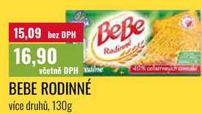 BEBE RODINNÉ více druhů, 130g