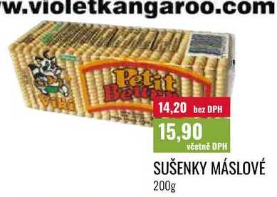 SUŠENKY MÁSLOVÉ 200g