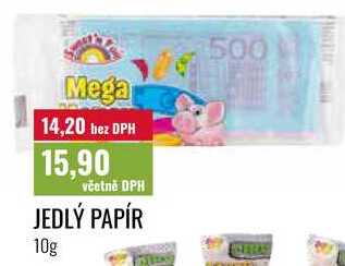 JEDLÝ PAPÍR 10g