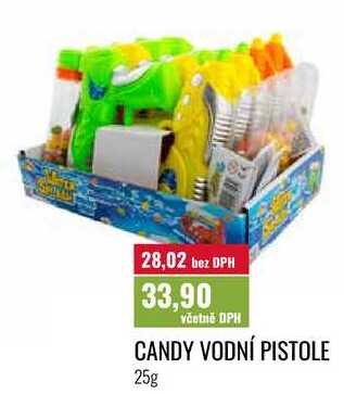  CANDY VODNÍ PISTOLE 25g 