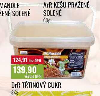 DrR TŘTINOVÝ CUKR 3Kg  