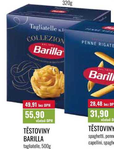 TĚSTOVINY BARILLA tagliatelle 500g