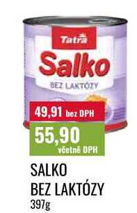 SALKO BEZ LAKTÓZY 397g  