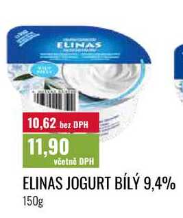 ELINAS JOGURT BÍLÝ 9,4% 150g 