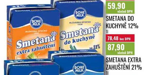 SMETANA EXTRA ZAHUŠTĚNÍ 21% 1l