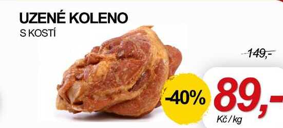 UZENÉ KOLENO S KOSTÍ, 1 kg