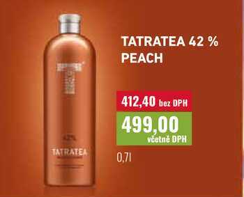 TATRATEA 42 % PEACH 0,7l