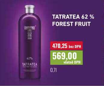 TATRATEA 62 % FOREST FRUIT 0,7l