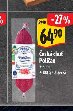  Česká chuť Poličan 300 g  